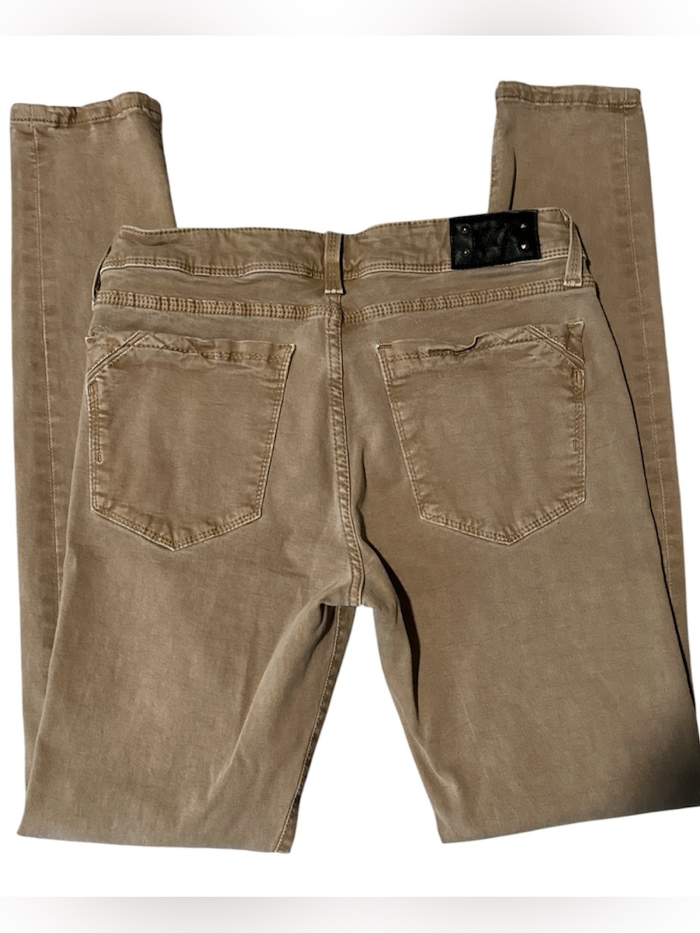Buckle Black Fit No.53 tan low rise skinny jeans 28x32